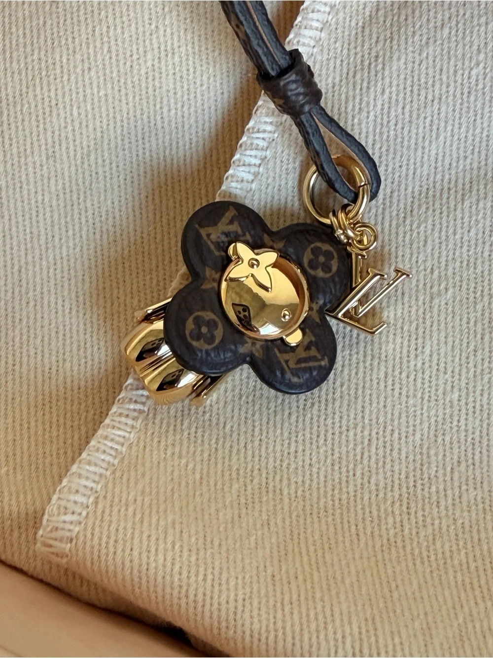 Louis Vuitton Mini Vivienne Bag Charm Monogram